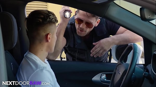 Download Video - Twink caught Jerking Dicked Down By Hot Cop -  Roman Todd&comma; Carter DelRey - NextDoorRaw -