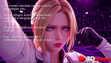 After the match, Nina Williams relaxes by riding a big cock [AI]