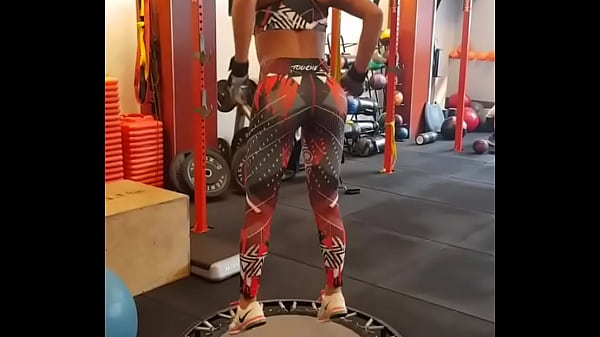 Monica Farro's asshole at the gym