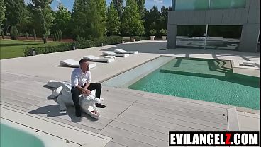 BUSTY Blonde Outdoor ANAL Raul Costa, Bonni Gee