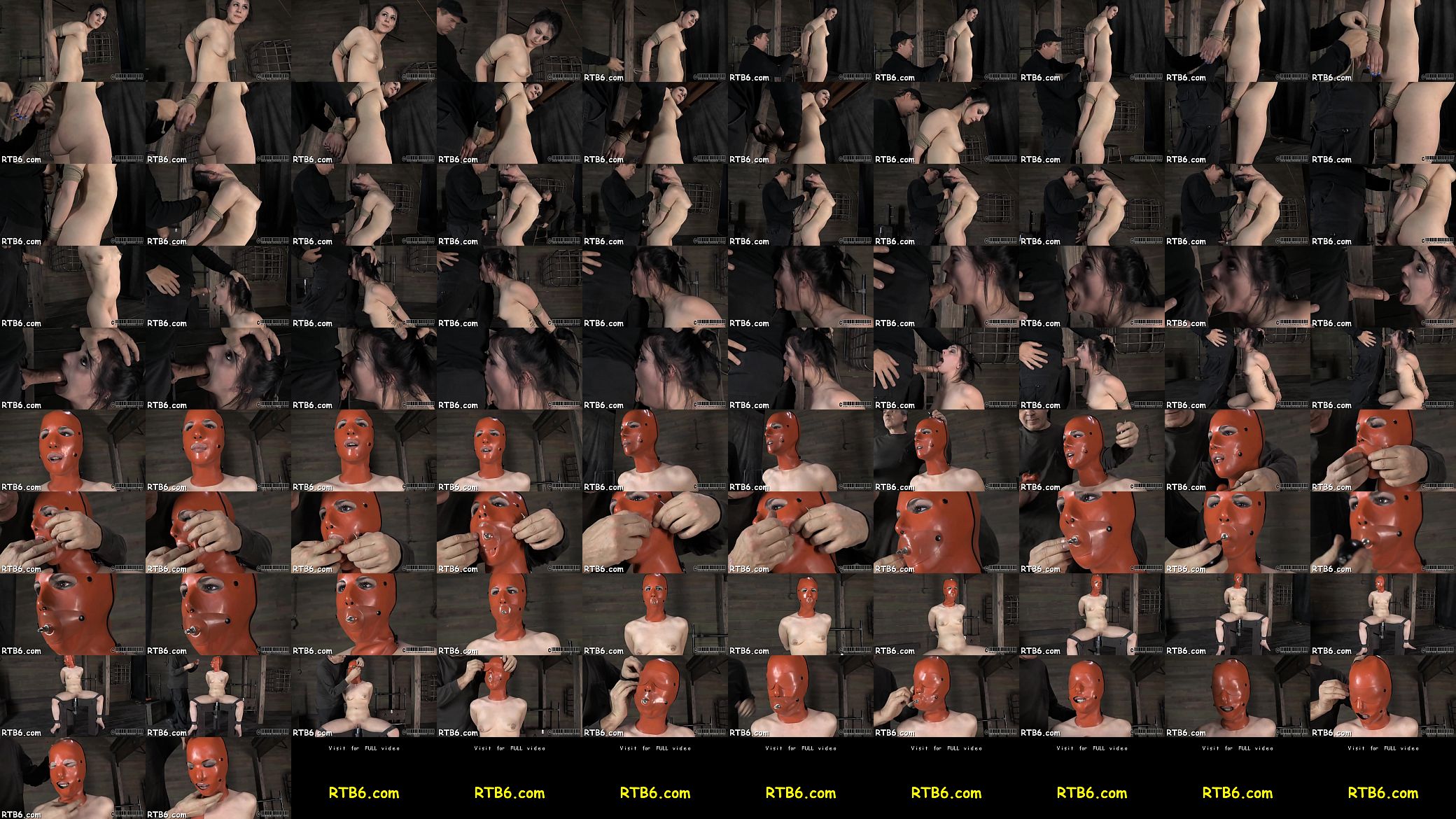 Lusty and wild sluts are stuffed inside a miniature cage 预览图