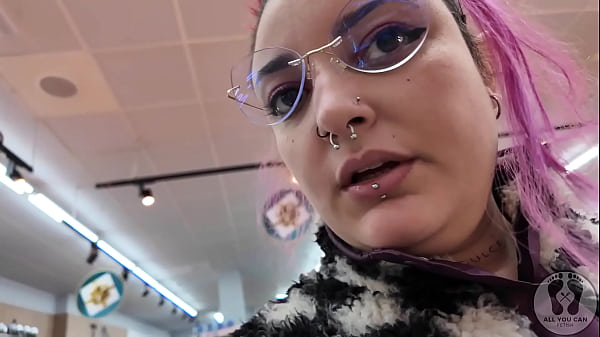 REBECA ADDAMS BURPING AT THE SUPERMARKET FOR SHOOPING