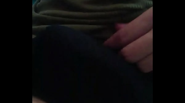 Acariciando mi pija