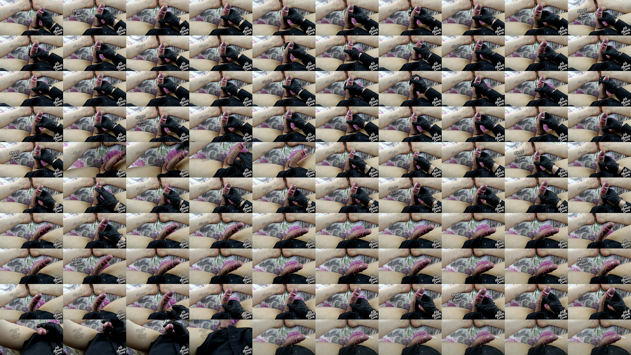 POV Look, Jerk Off A Big Thick Hard Cock In Gloves And Get Ejaculation Without His Hands 预览图