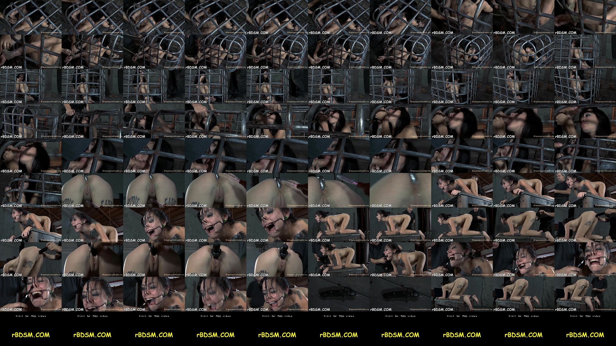 Caged up beauty is to give stud wild weenie sucking 预览图