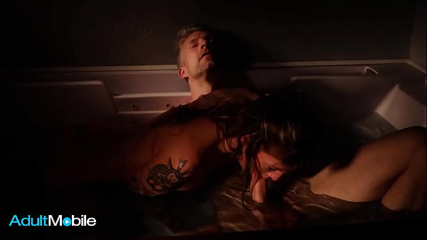 ADULTMOBILE - Sexy Milf Rubs Her Pussy In The Bathtub Before Getting Joined And Pounded By Her Hot Date