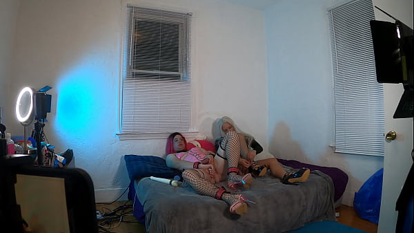 Trans Women Masturbation Together