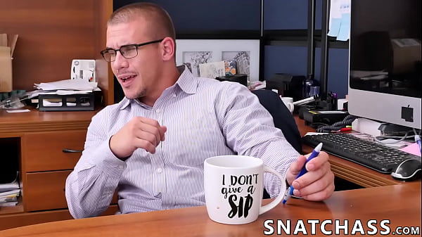 Three office studs are having a post work ass p...