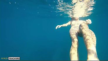 Charming Pela G Goes Nude Swimming At A Public Beach