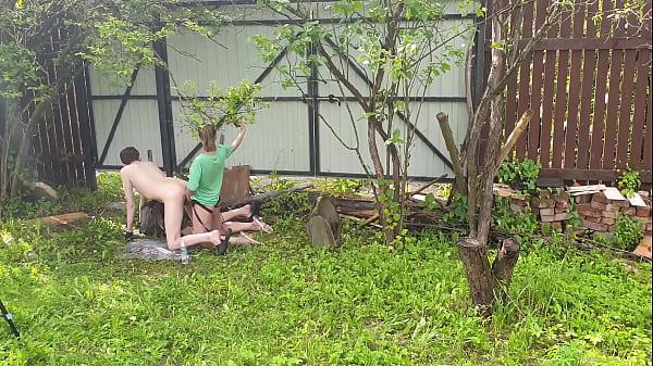 Anastasia Mistress outdoor fuck strapon Sasha Earth