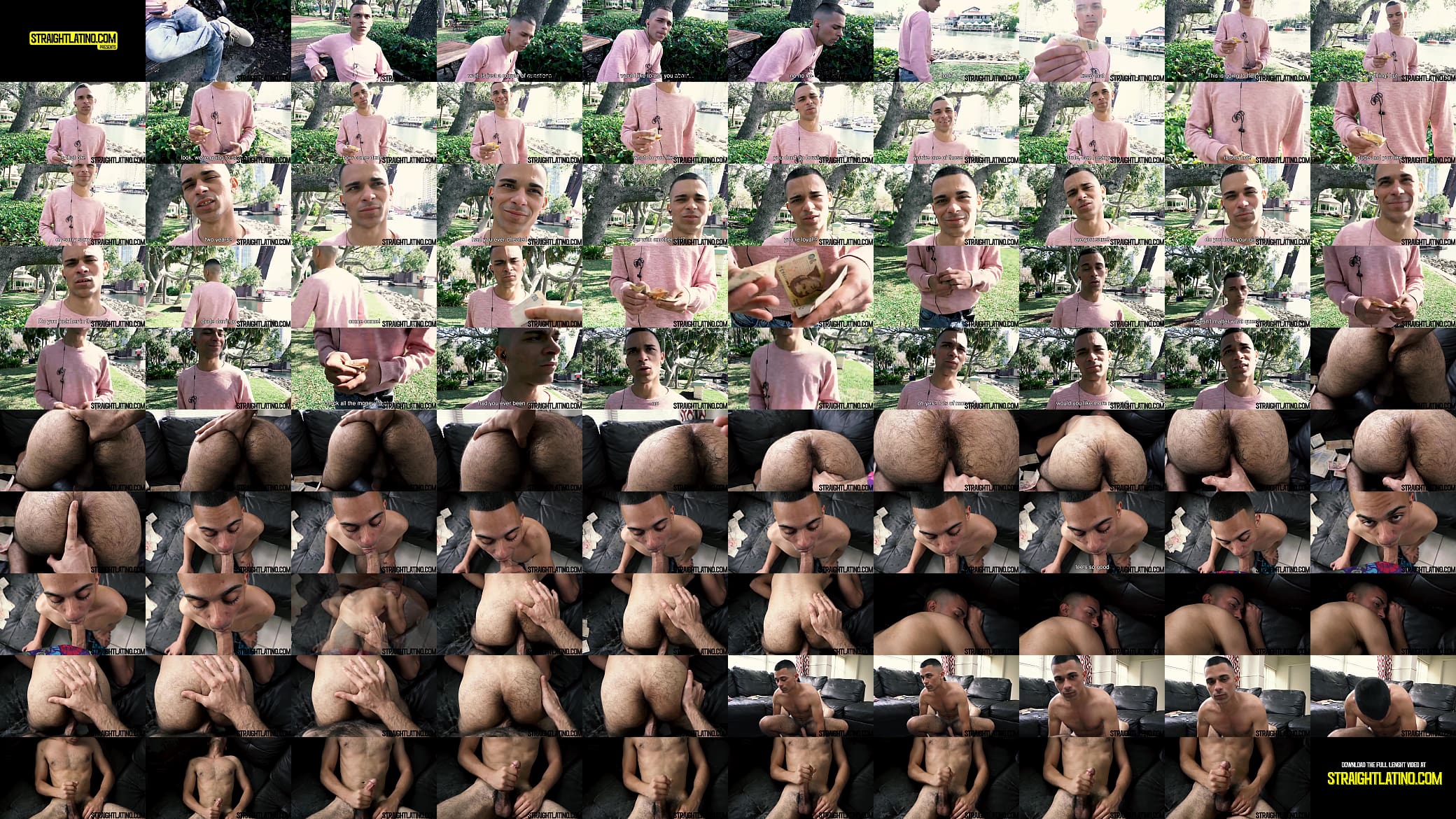 Latino straighty getting bareback banged hard in POV 预览图