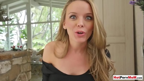 Fake boobed MILF stepmom makes my day happy with fuck