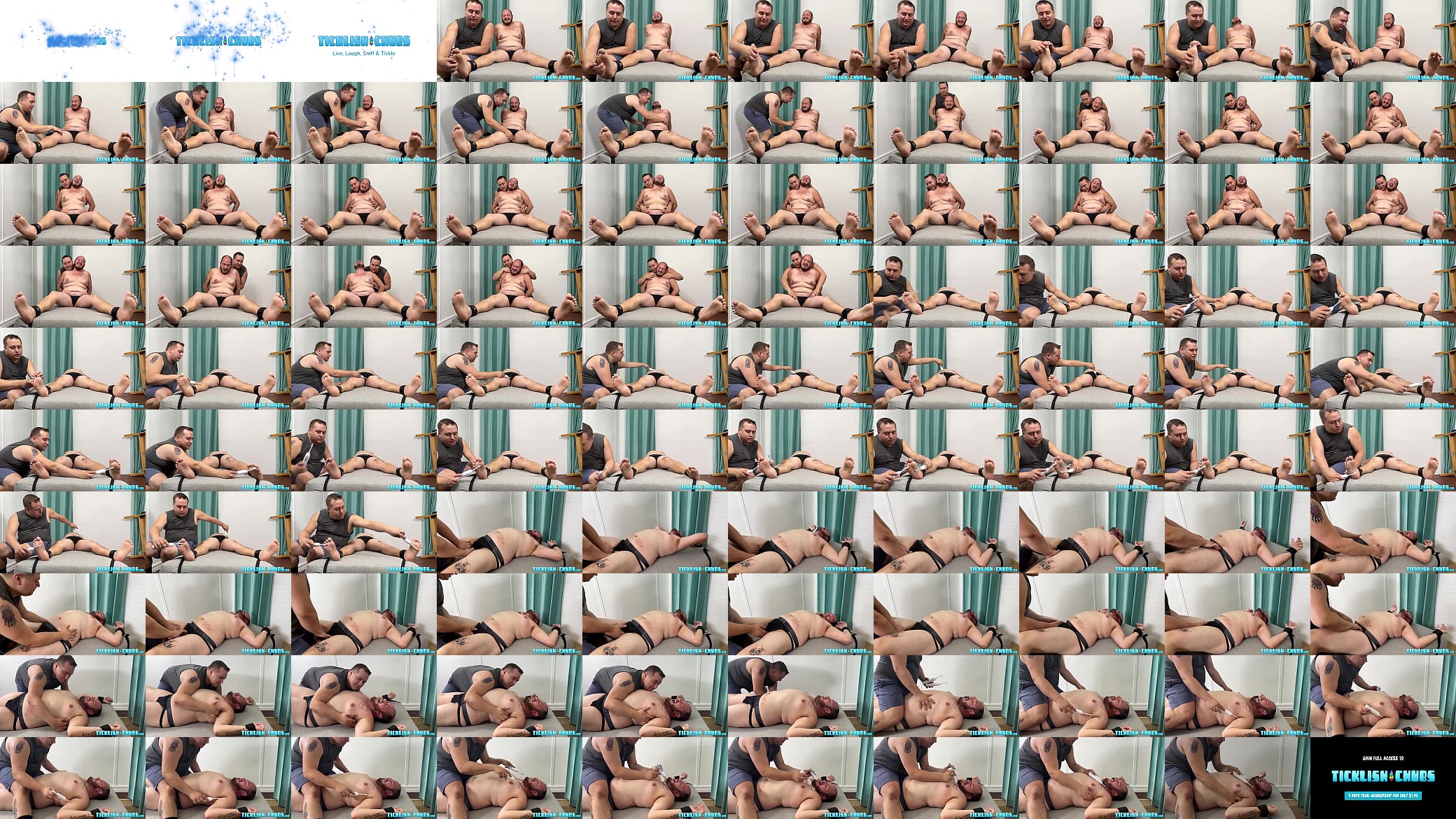 Submissive chubby amateur Prince Zed tickle tormented hard 预览图