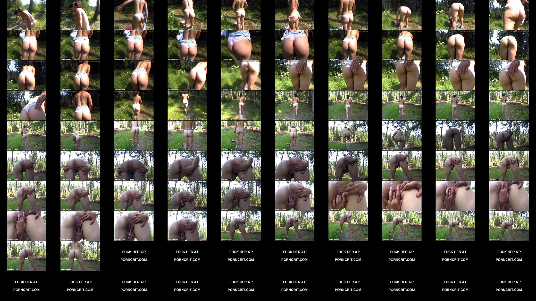 My wife and her ass in forest 预览图
