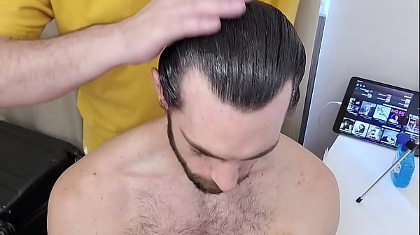 Henry Kavill being slicked back hair - hair sli...