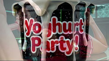 Yoghurt Party: Sci-Fi Communications Officer POV (4K, Uncensored 3D Comic AI-animated)