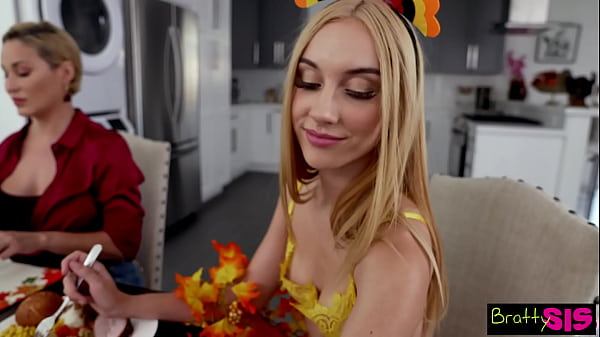 Brattysis Compilation of Hot Pilgrim Pussy Stuffing for Thanksgiving