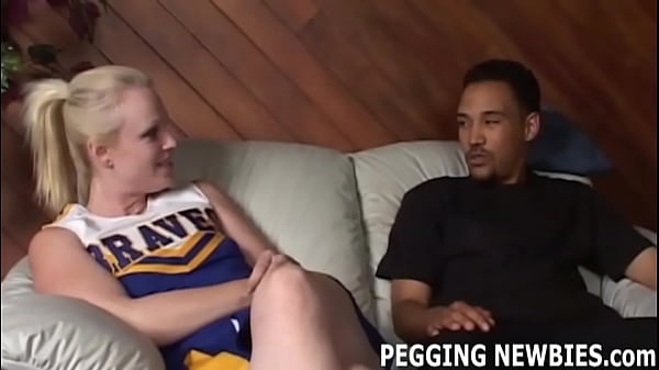 I am going to fuck you so hard with my strapon cock
