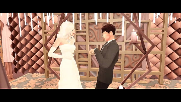 PERVERTED STEPMOM FUCKED HER STEPDAUGHTER'S HUSBAND AT THE WEDDING (SIMS   ANIME HENTAI   SFM)