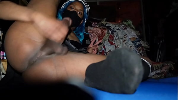 Cute sissy slut has big cumshot because sexual ...