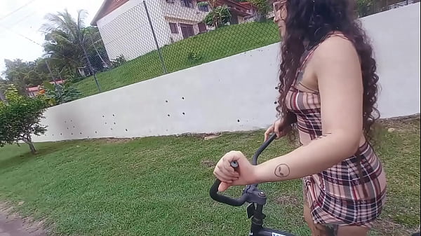I find a girl riding a bike on the street and I make her suck it for an ice cream