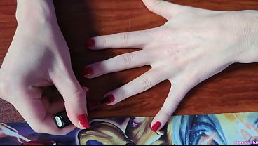 Sage Eldritch Painting Her Fingernails Red [SFW]