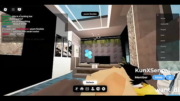 Fucking a blonde girl in roblox condos