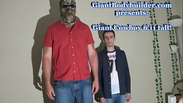 The Giant Cow boy, 6'11' tall beefy Cowboy domi...