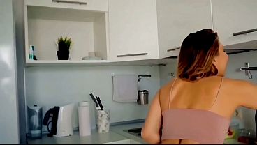 Download Video - My half-sister wanted to take a look at my big cock and ended up getting pounded in the pussy&period;