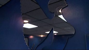 Black Chick With Big Boobs Takes A Big White Cock