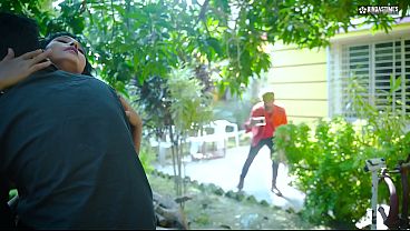 Desi Indian Boy friend & Girl friend Outdoor sex turns into A Hardcore Threesome with a Stranger Guy ( Hindi Audio )