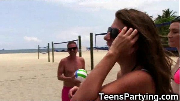 Volleyball Girls Share Cum in Public!
