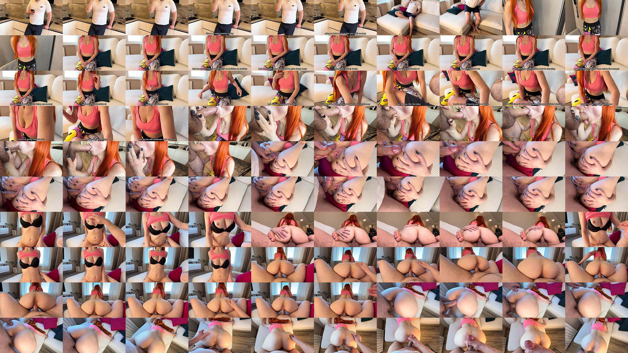 My Friend Paid His Debt with His Wife - Tiny Pussy and Deep Throat - Russian Amateur with Talk and Subtitles 预览图