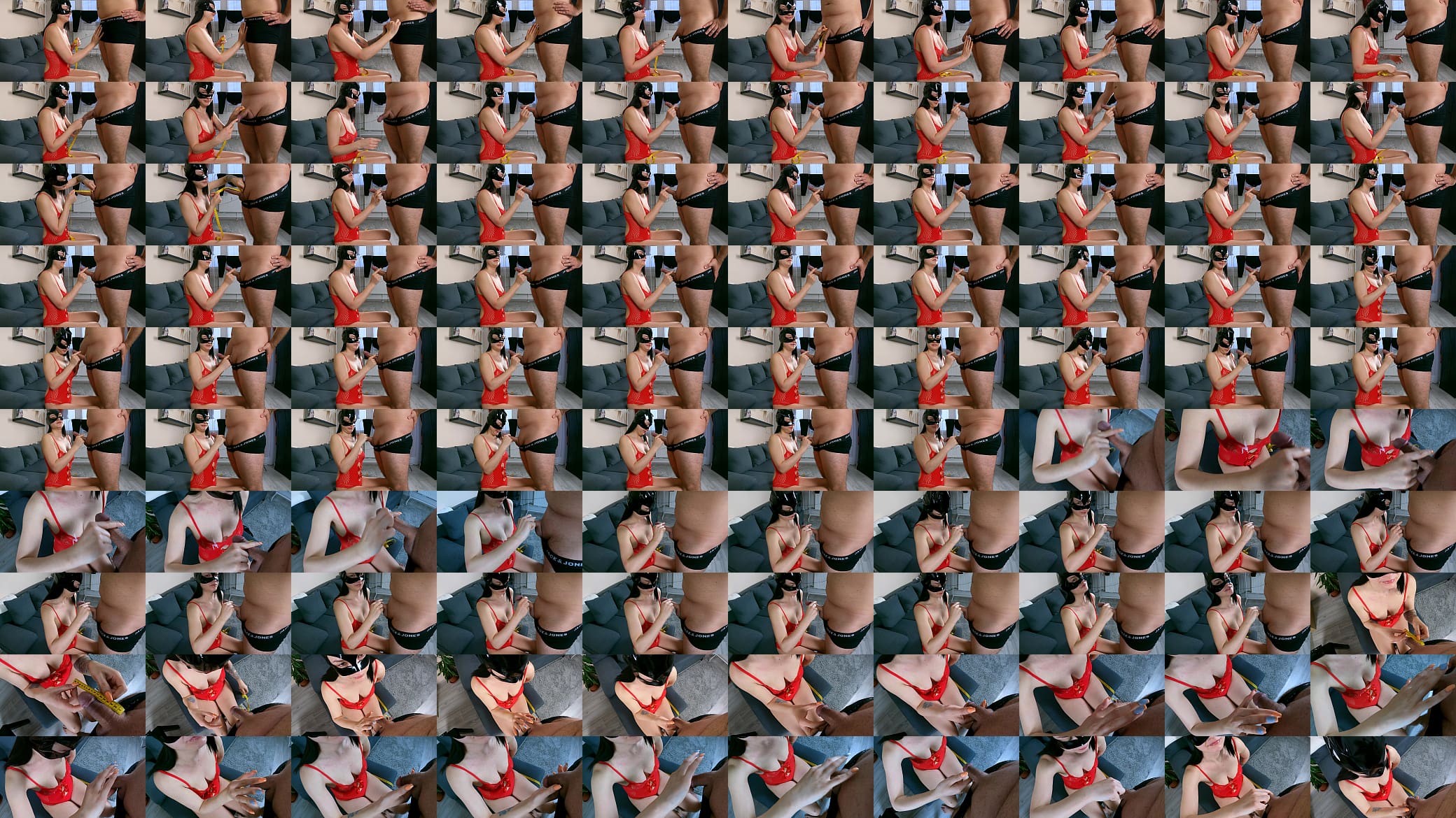 I measured his penis and then give him a handjob. 预览图