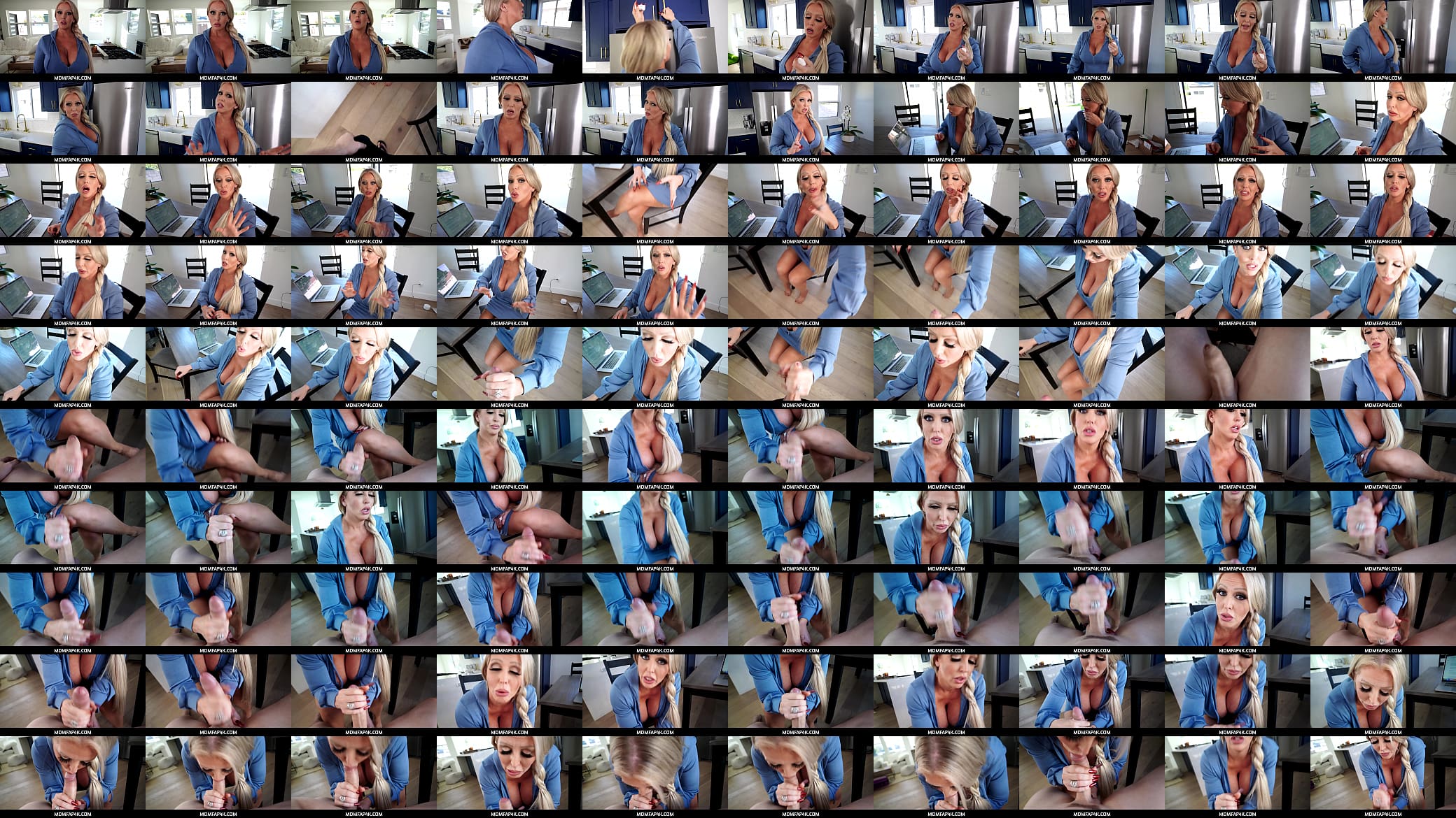 MomFap4K  - Huge fake tits milf Alura Jenson Helping her Boy (Tommy Wood) with his Unstoppable Erection 预览图