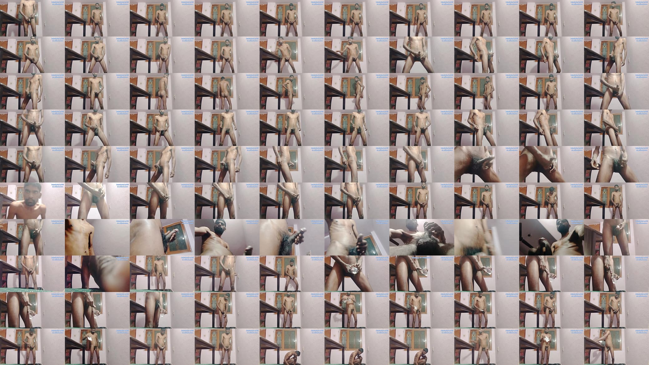Rajeshplayboy993 masturbating his big cock and cumming in the glass 预览图