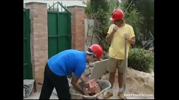 Jackie Takes Drinks to Construction Workers and Gets Fucked in a 3 Way