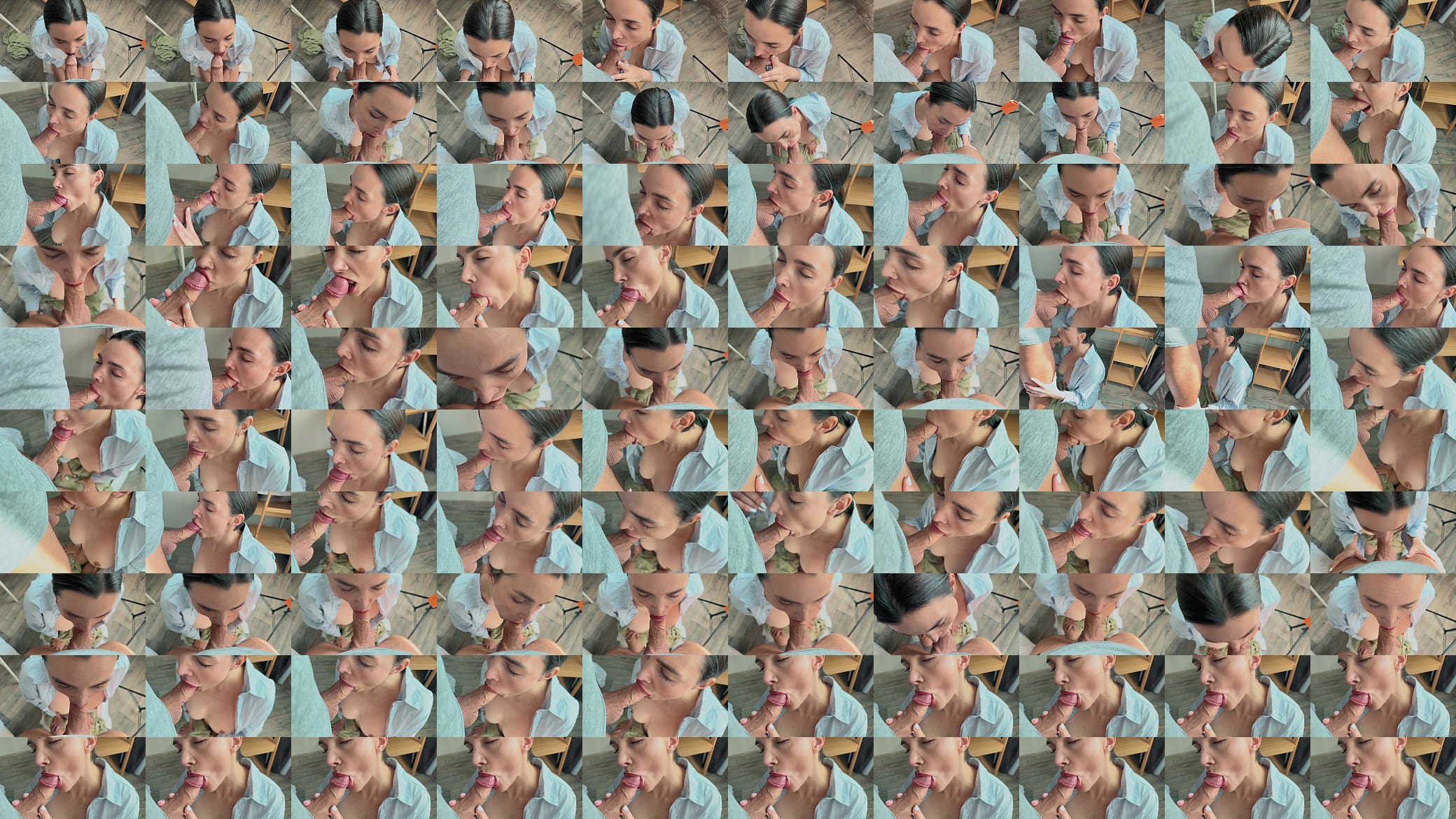 POV Close Up Blowjob. Oral Creampie 预览图