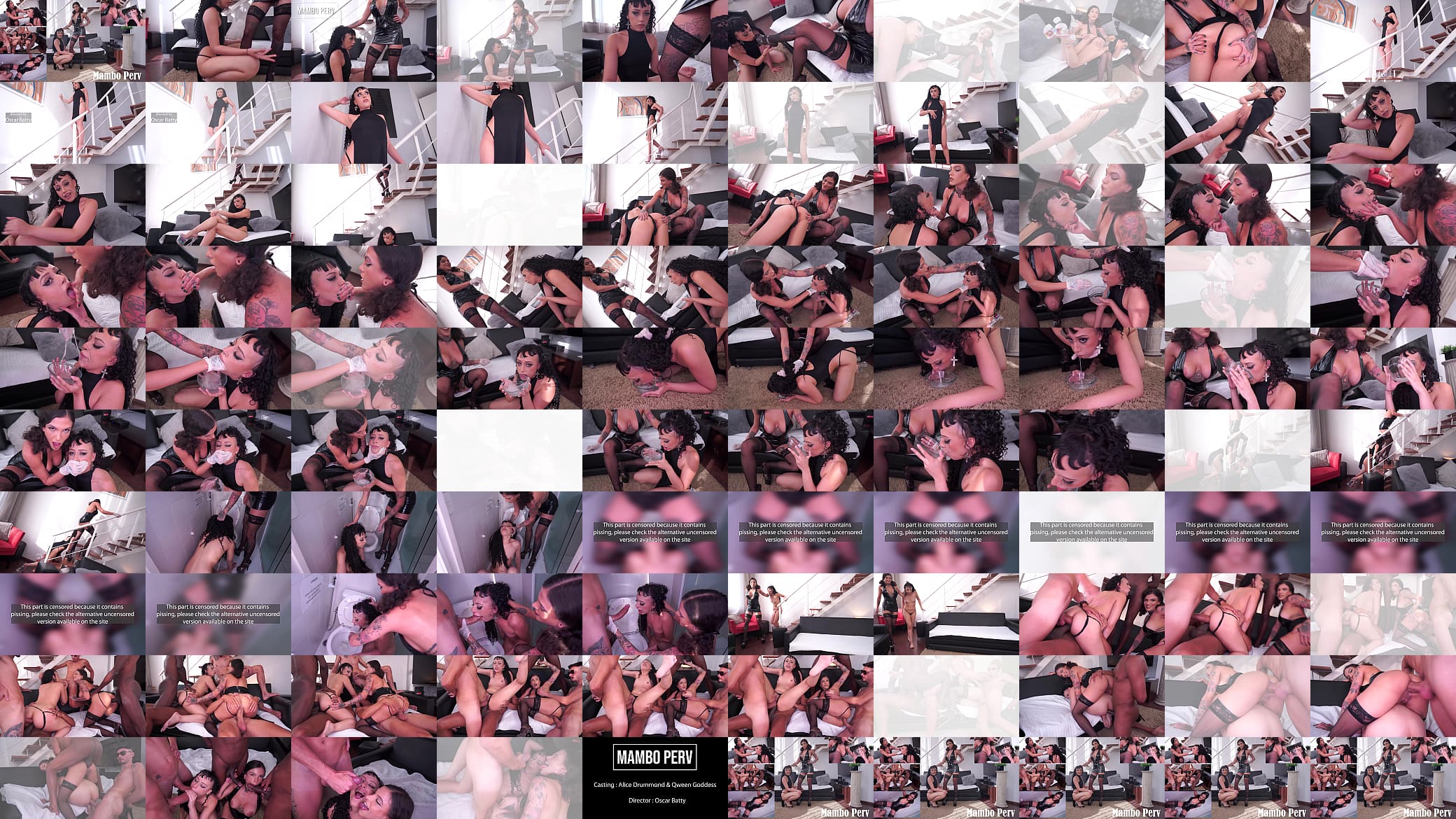 Sloppy n&#039; Saliva Perv : Qween Goddess dominate and deep-hand on Alice, then have an orgy (DAP, Anal, Dry version, real slob/saliva drink, deep-hand, ATM, 4on2, D Advanced porn) OB284 预览图