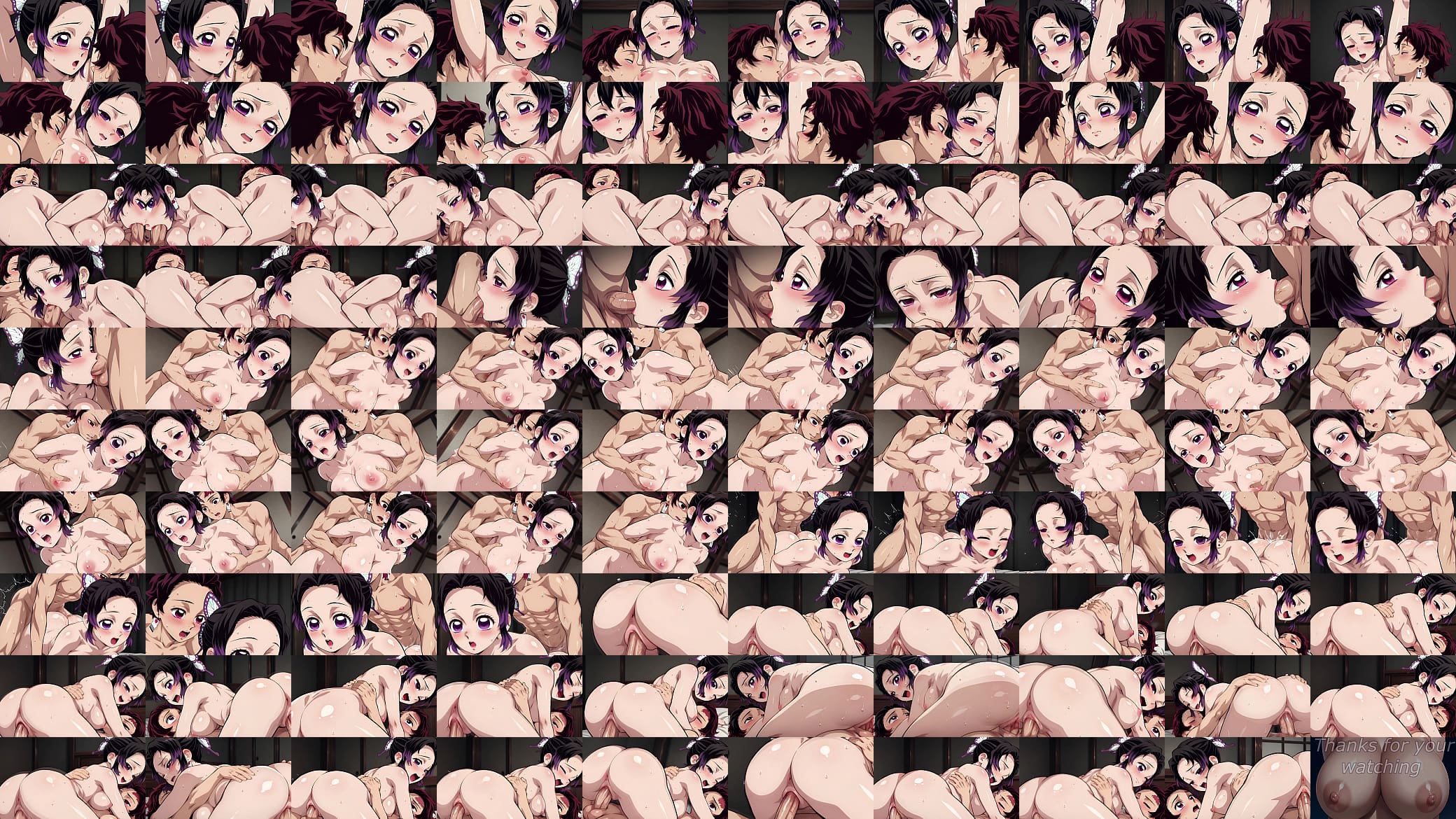 Tanjirou x Shinobu (Kimetsu No Yaiba) AI 预览图