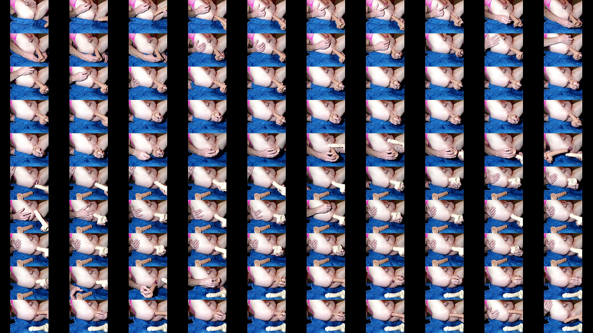 Horny twink stuffs his ass with multiple dildos and has multiple sissygasms and uncontrollable pee-gasms 预览图