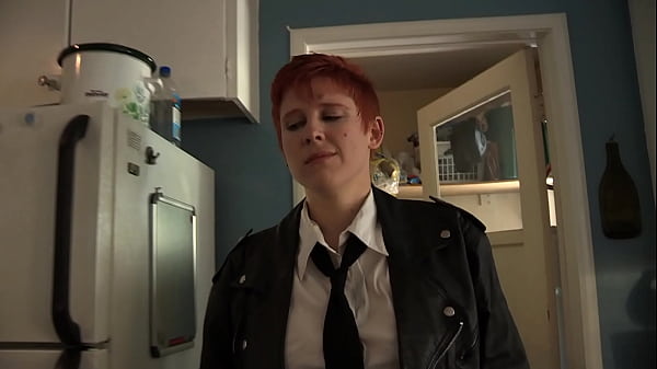 Aggressive Red Headed Lesbian And Her Brunette Friend Get Each Other Off