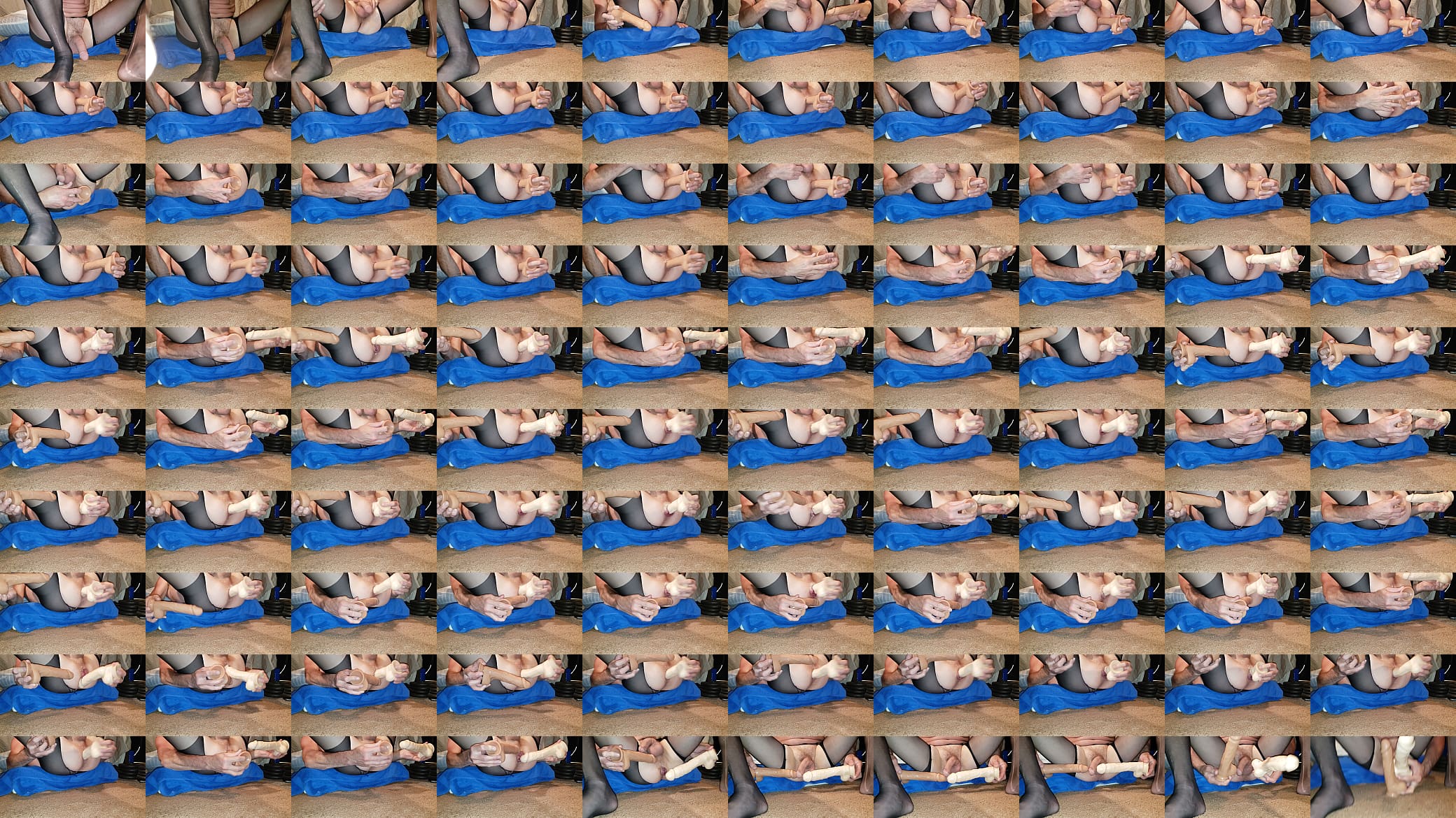 Hardcore anal orgasm while taking 2 of my favorite toys 预览图