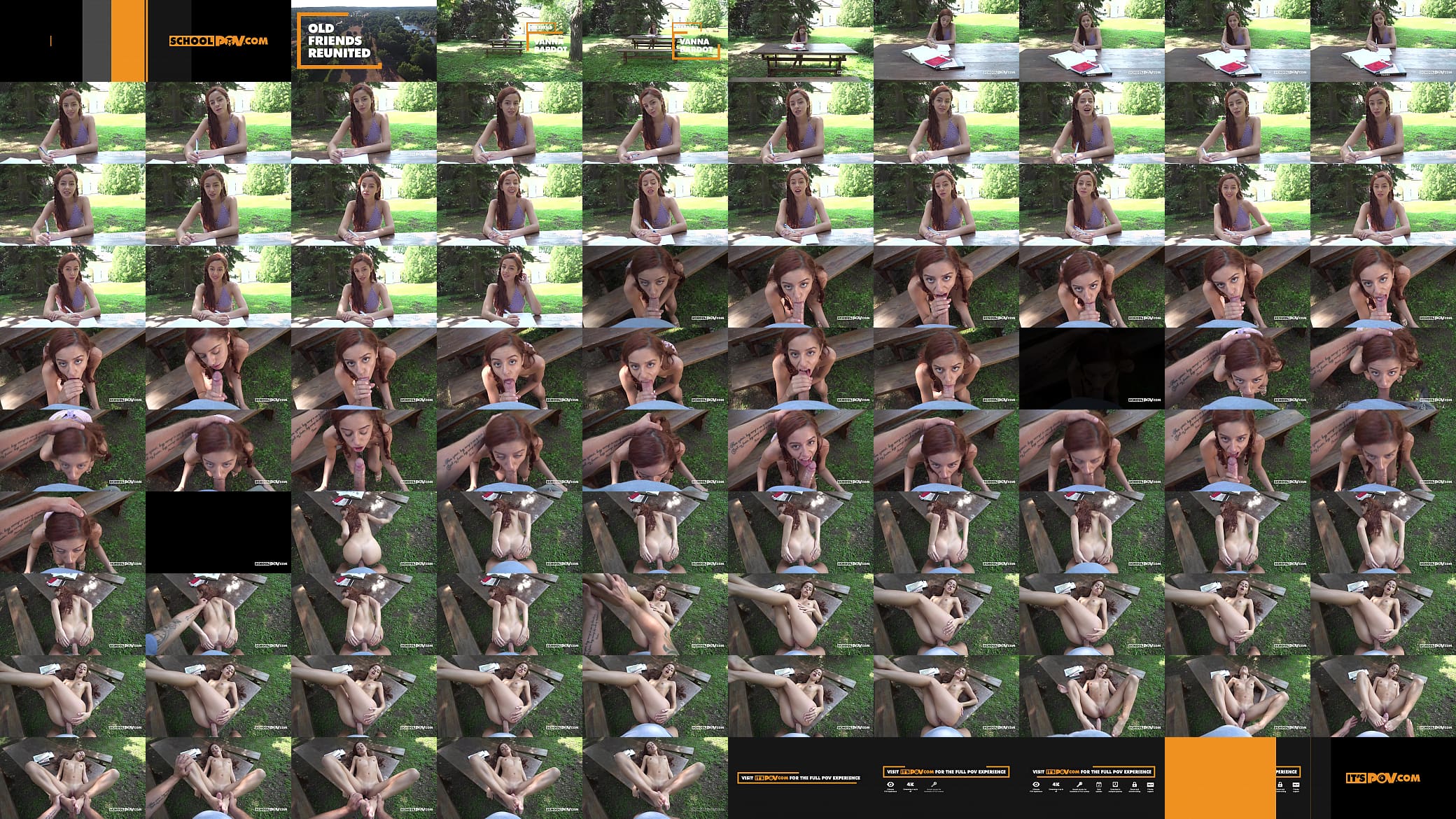 Teen brunette Vanna Bardot fucked in the campus garden - itsPOV 预览图