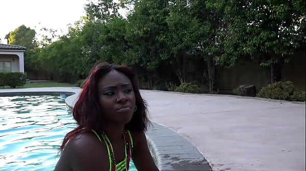 Shy But Horny Lailonni Has Her Black Pussy Fucked And Her Face Creamed