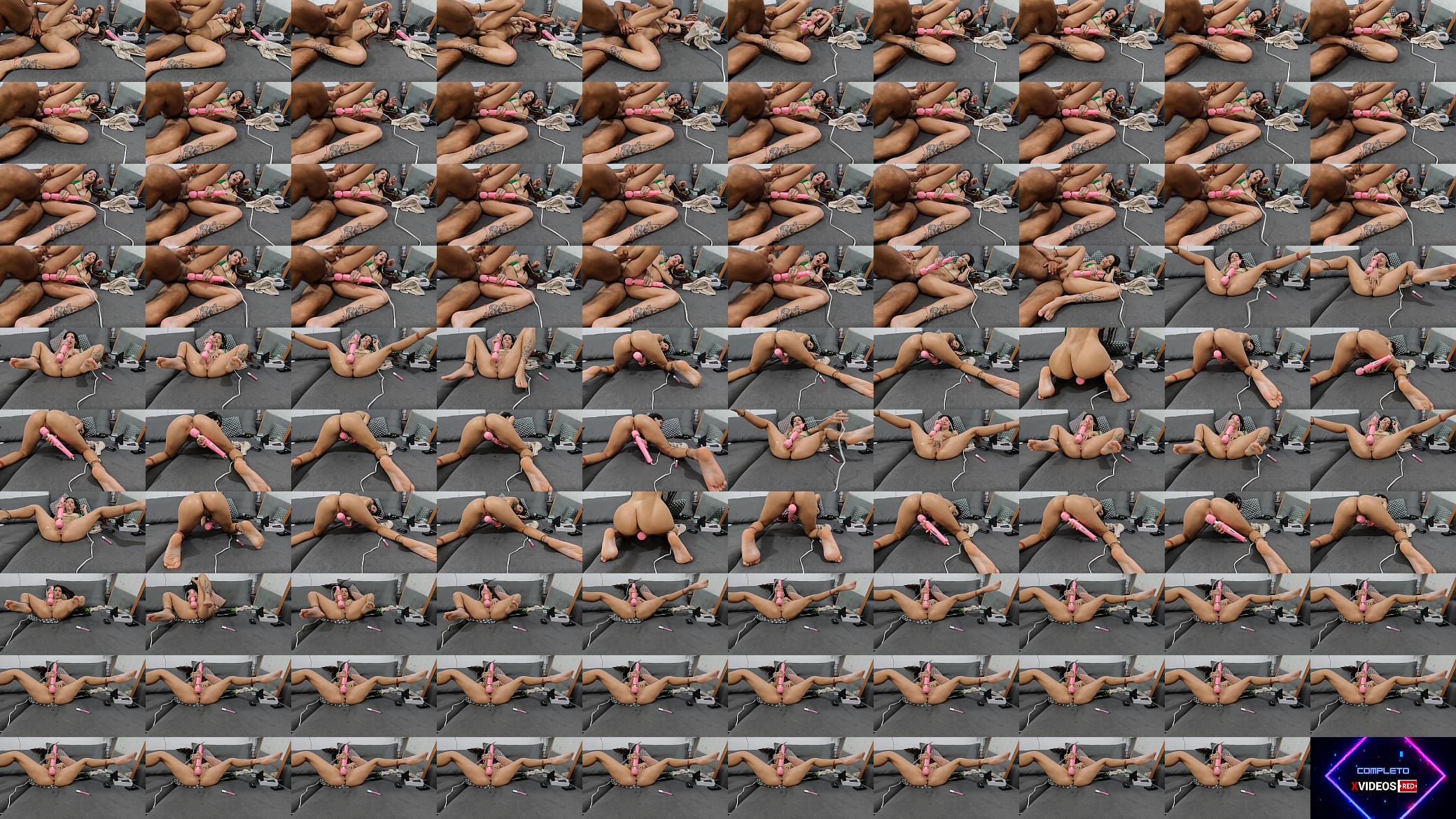 Socando de ladinho enquanto ele se masturba com o vibrador 预览图