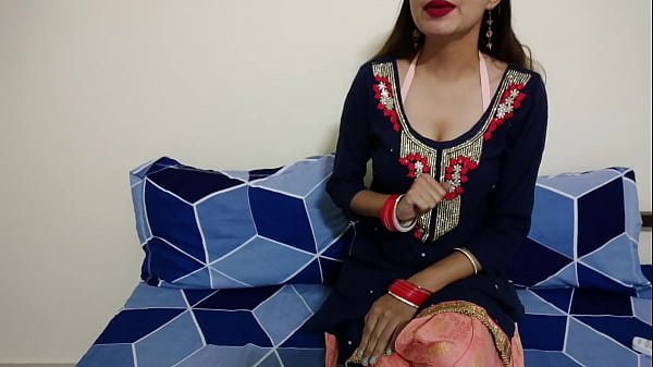 Indian close-up pussy licking to seduce Saarabhabhi66 to make her ready for long fucking, Hindi roleplay HD porn video