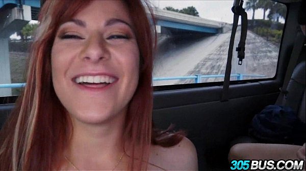Big tit redhead begs for anal threesome 2.5