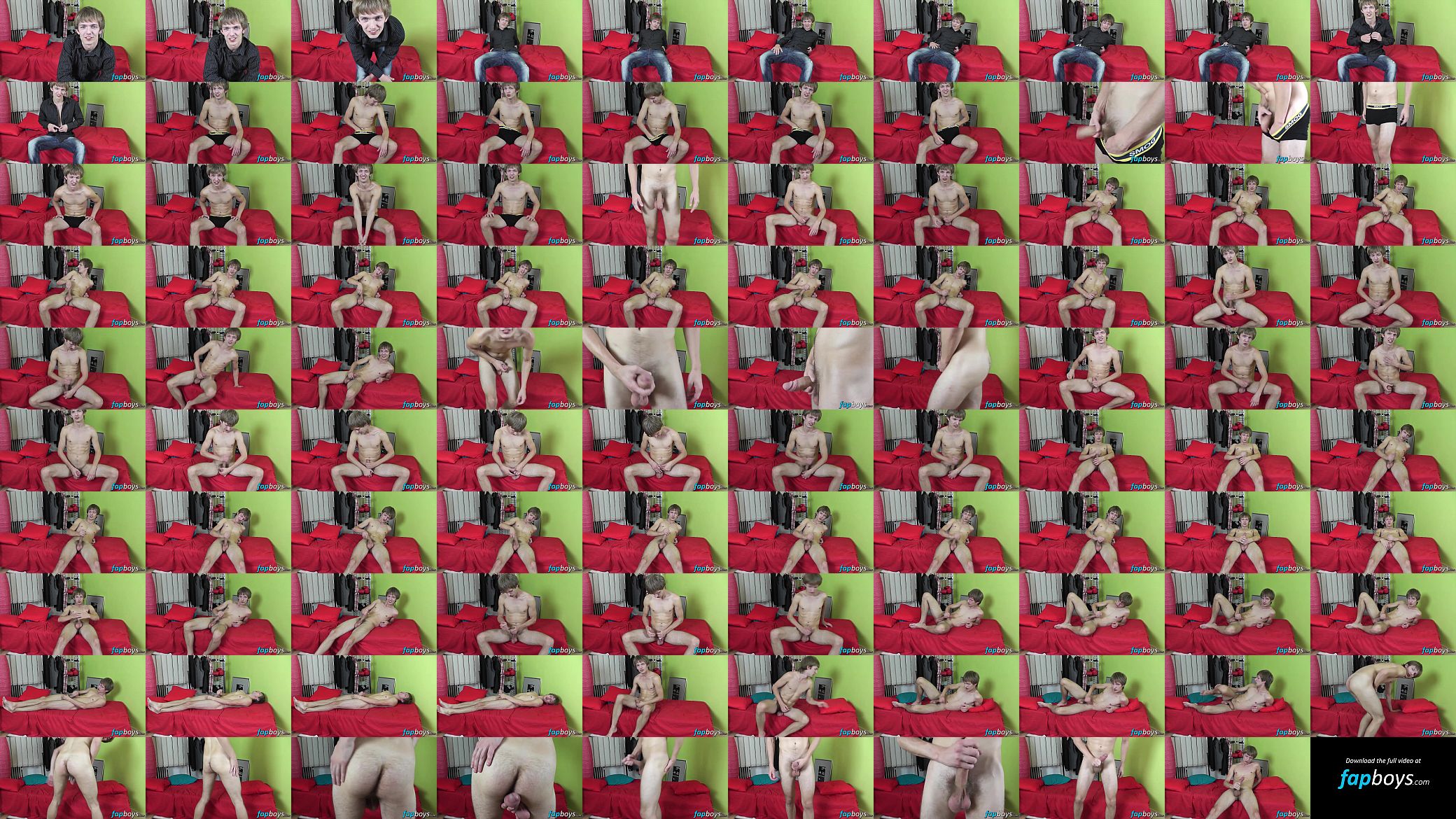 Slim dude Chris Young enjoys stroking his huge cock 预览图