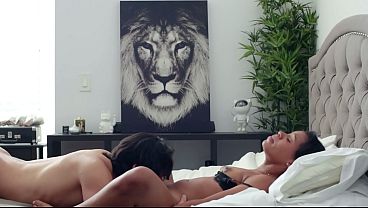Cute and Sexy Black Beauty Ami Bue has Romantic Passionate Sex with Asian Stud Leo Vice
